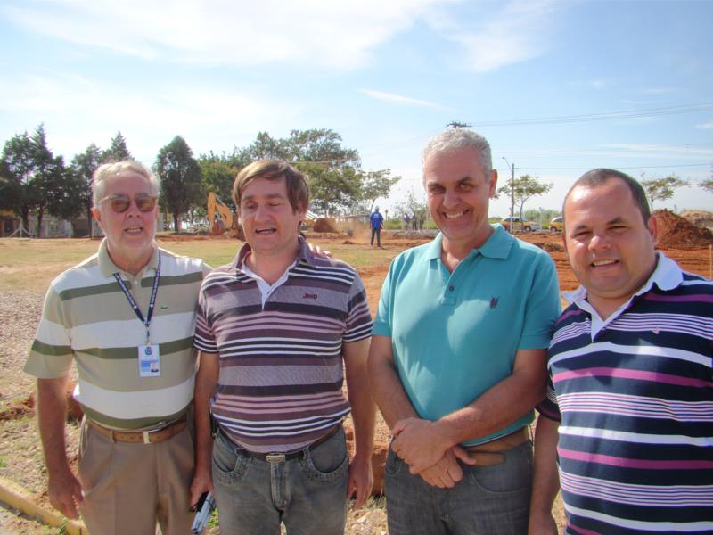 Carlos Trigo visita obras de Centro Paradesportivo